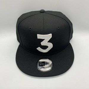 Chance The Rapper 3 New Era Cap Snapback Hat (Black) 100%‎ Authentic